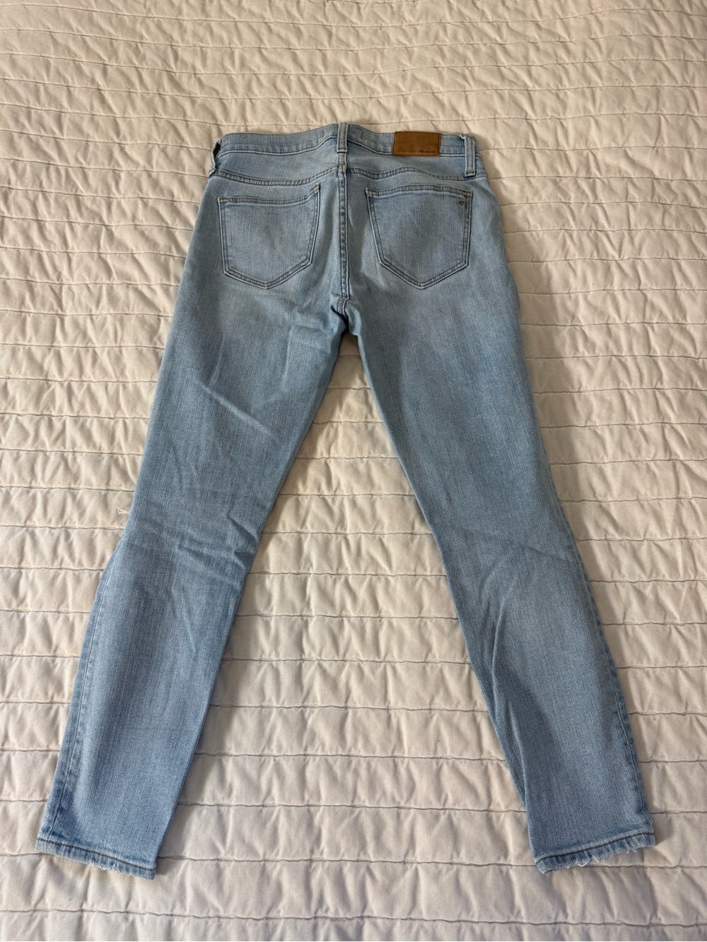 Madewell Women’s 9” High-Rise Light Wash Skinny Jeans - Size 27 - Picture 7 of 9